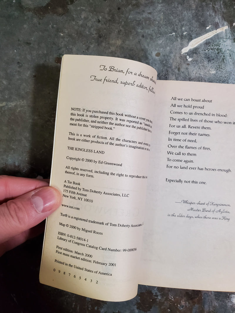 The Kingless Land - Ed Greenwood