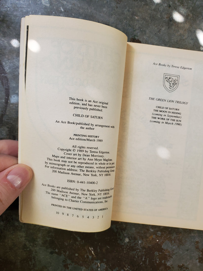 Child Of Saturn: The Green Lion Trilogy Book One - Teresa Edgerton