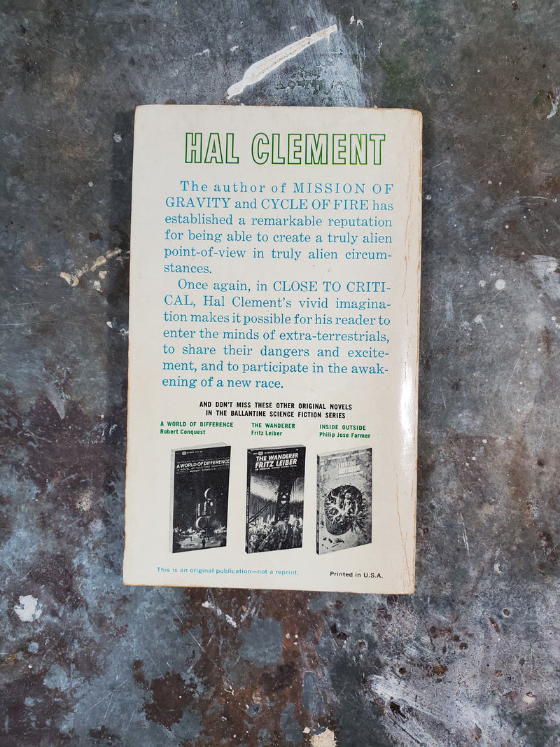 Close To Critical - Hal Clement