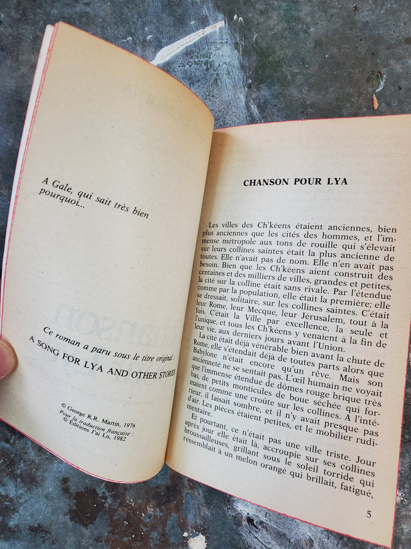 Chanson Pour Lya - George R. R. Martin