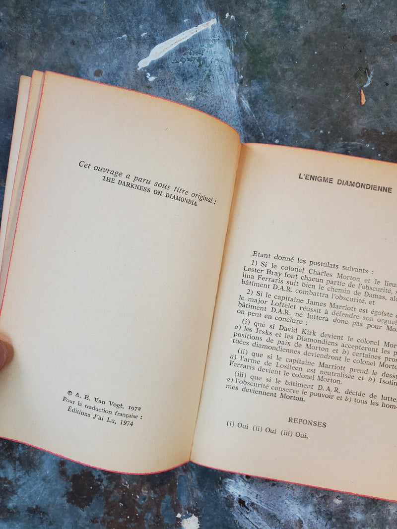 Tenebres Sur Diamondia - A. E. van Vogt