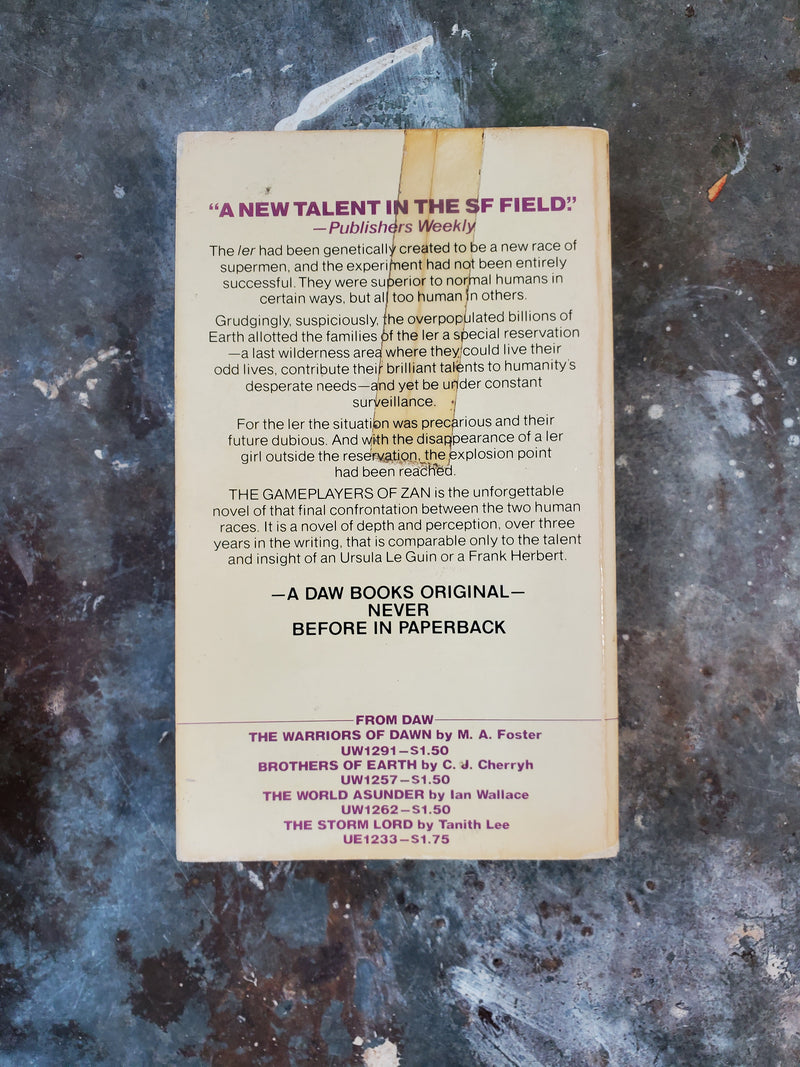 The Gameplayers Of Zan - M. A. Foster