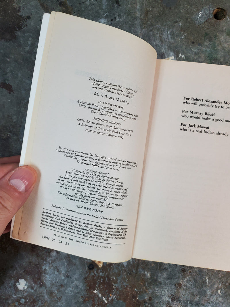 Lost In The Barrens - Farley Mowat