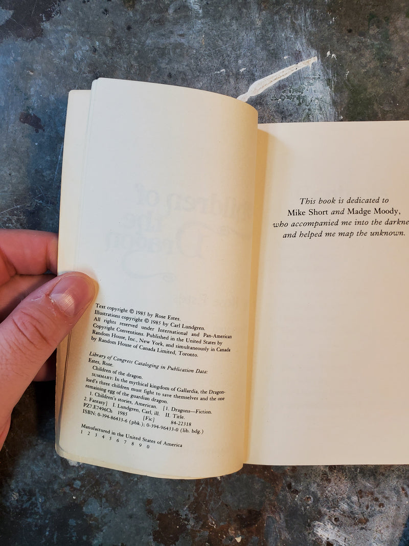 Children Of The Dragon - Rose Estes