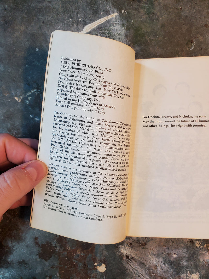 The Cosmic Connection: An Extraterrestrial Perspective - Carl Sagan