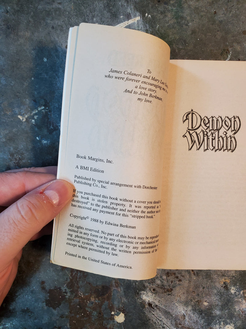 Demon Within - Dana Reed