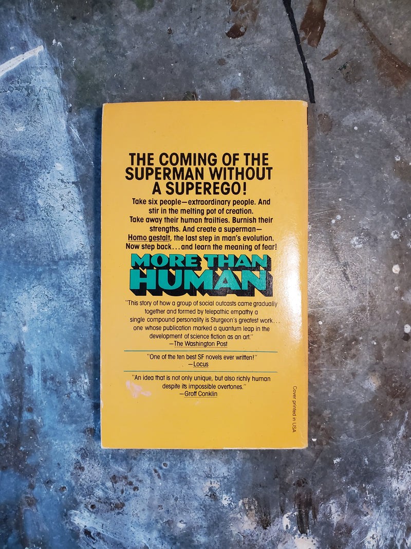 More Than Human - Theodore Sturgeon