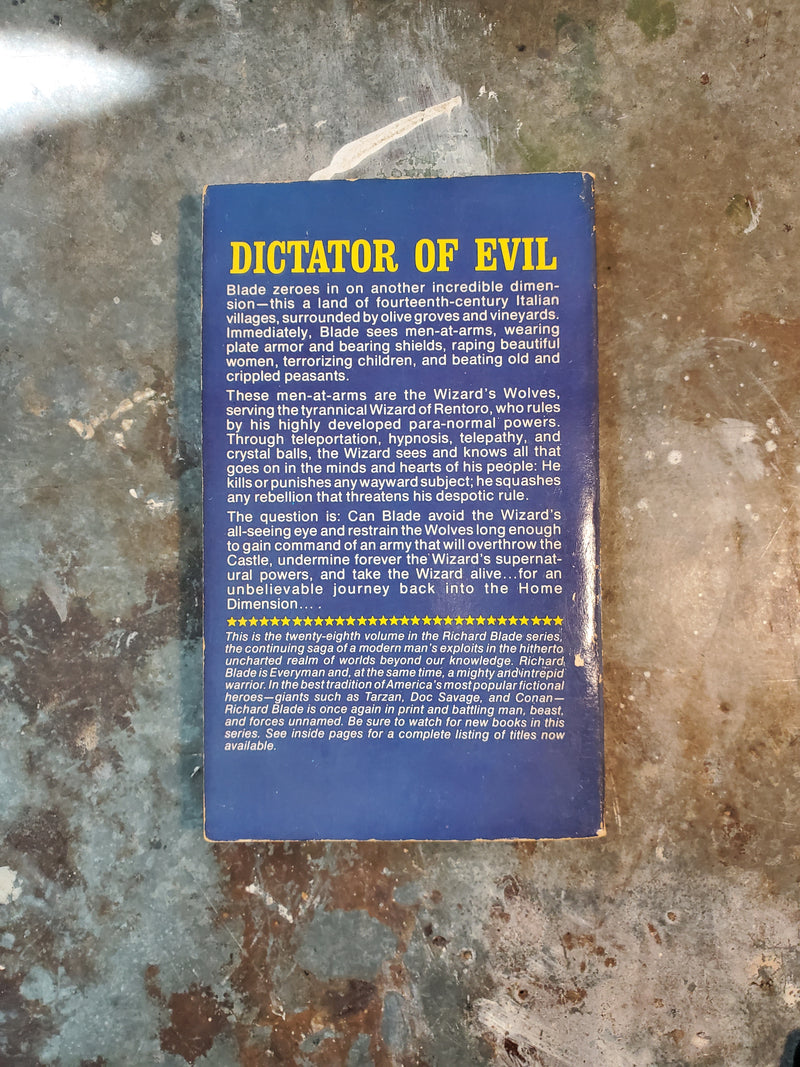 Richard Blade 28: Wizard Of Rentoro - Jeffrey Lord