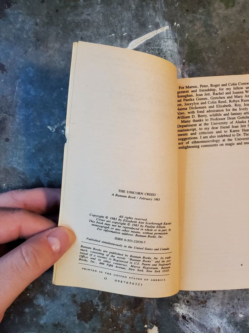 The Unicorn Creed - Elizabeth Scarborough