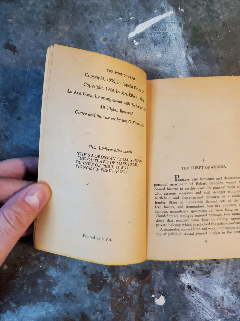The Port Of Peril - Otis Adelbert Kline