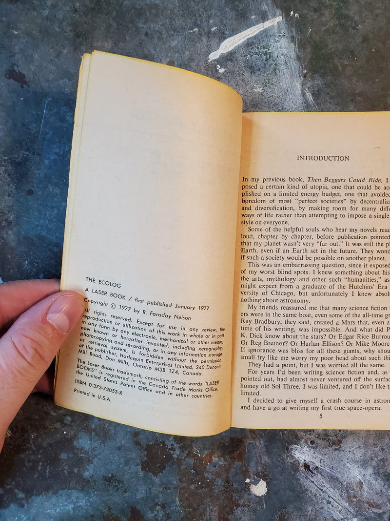 The Ecolog - R. Faraday Nelson