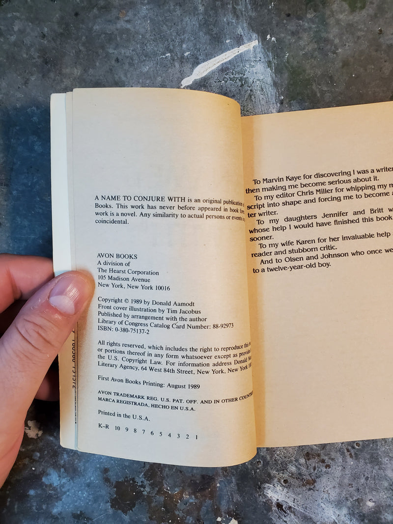 A Name To Conjure With - Donald Aamodt