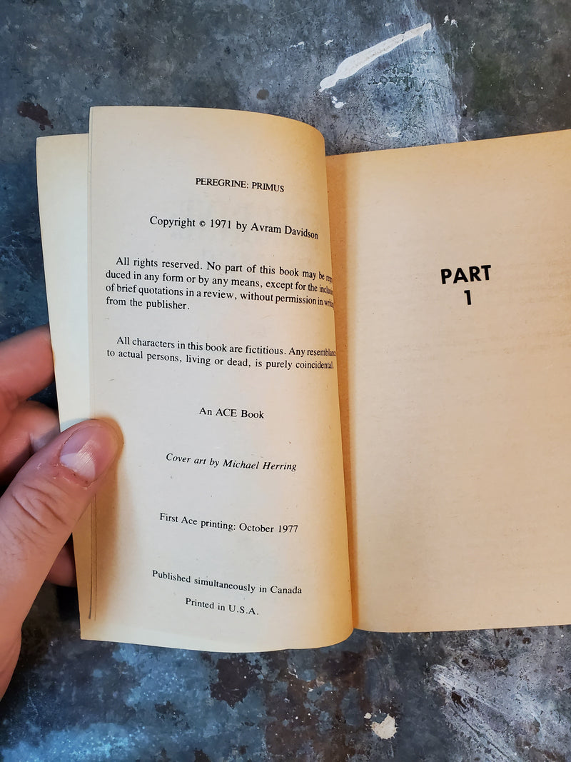 Peregrine: Primus - Avram Davidson