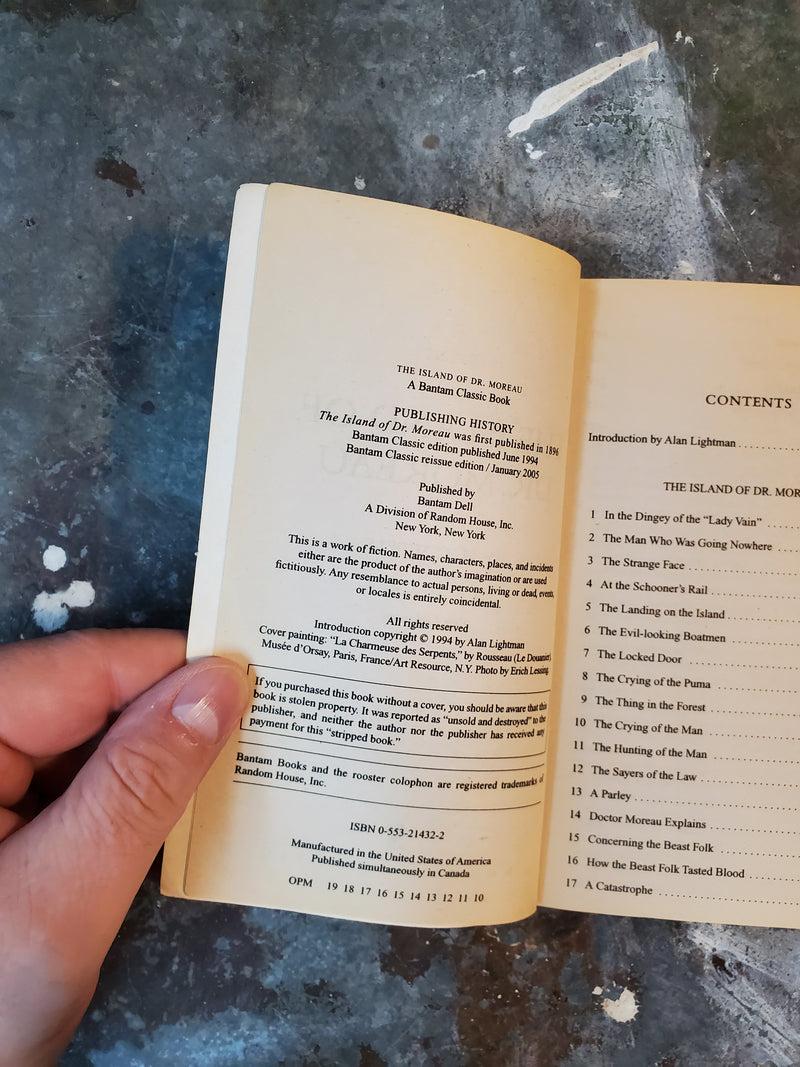 The Island Of Dr. Moreau - H. G. Wells