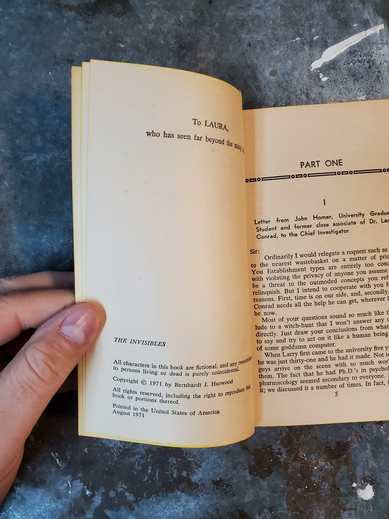 The Invisibles - Bernhardt J. Hurwood