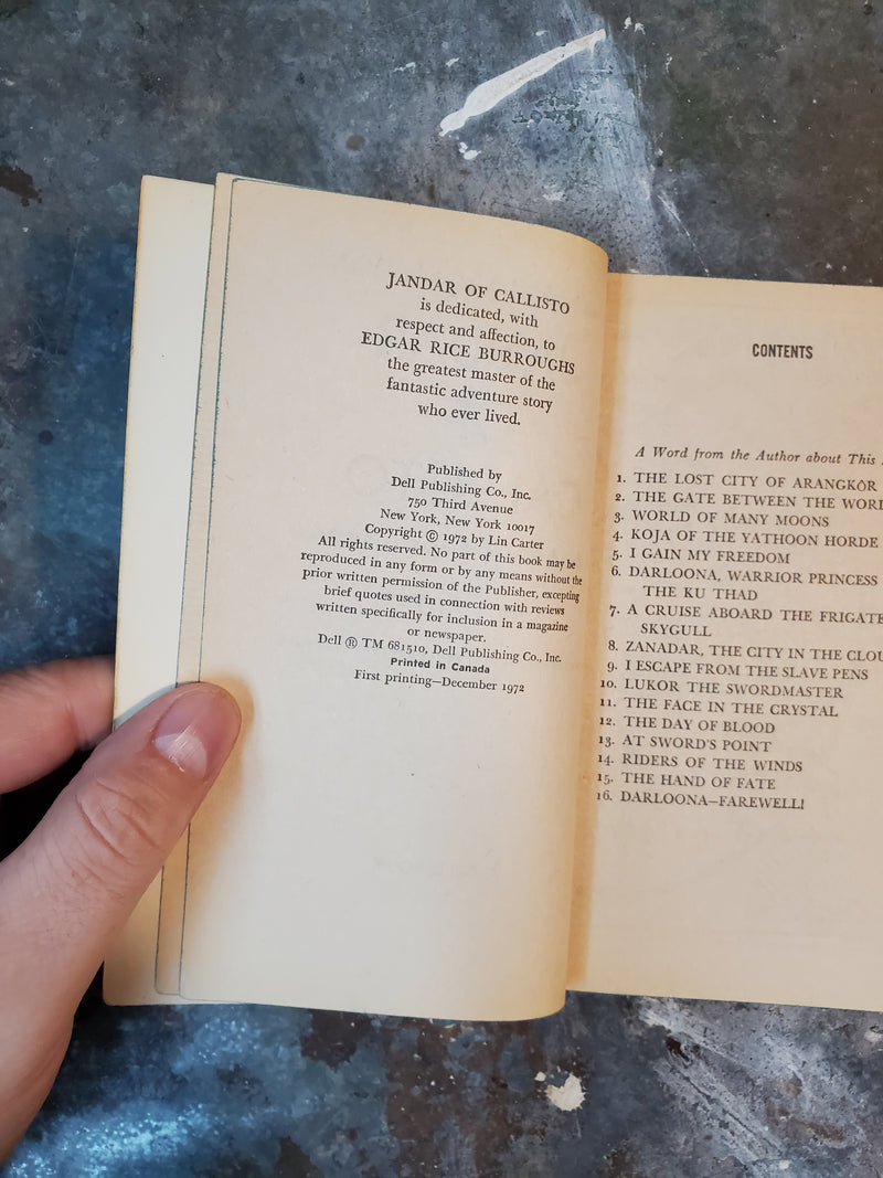 Jandar Of Callisto - Lin Carter