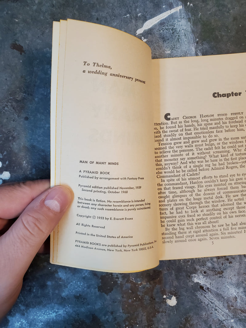 Man Of Many Minds - E. Everett Evans