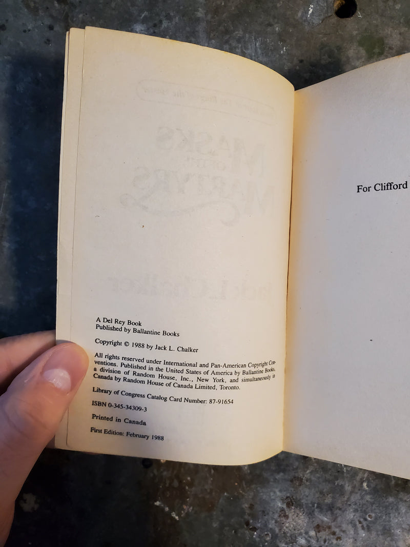 The Rings Of The Master Book Four: Masks Of The Martyr - Jack L. Chalker