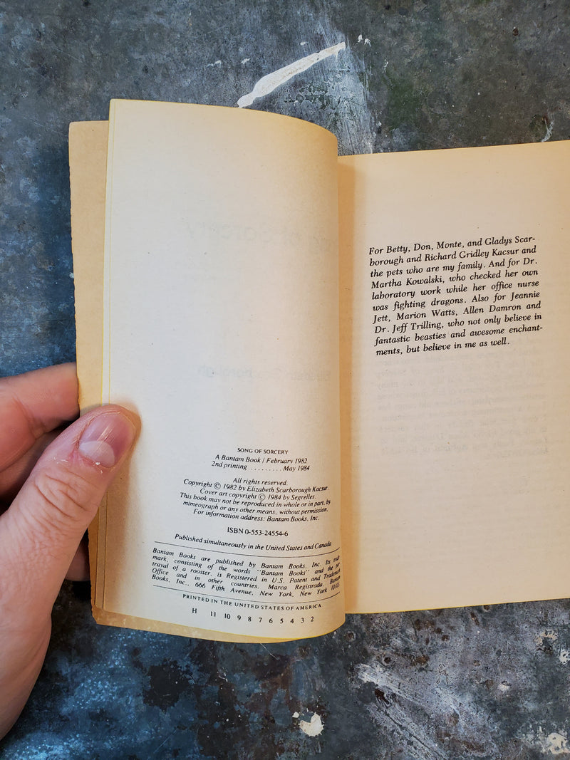 Song Of Sorcery - Elizabeth Scarborough