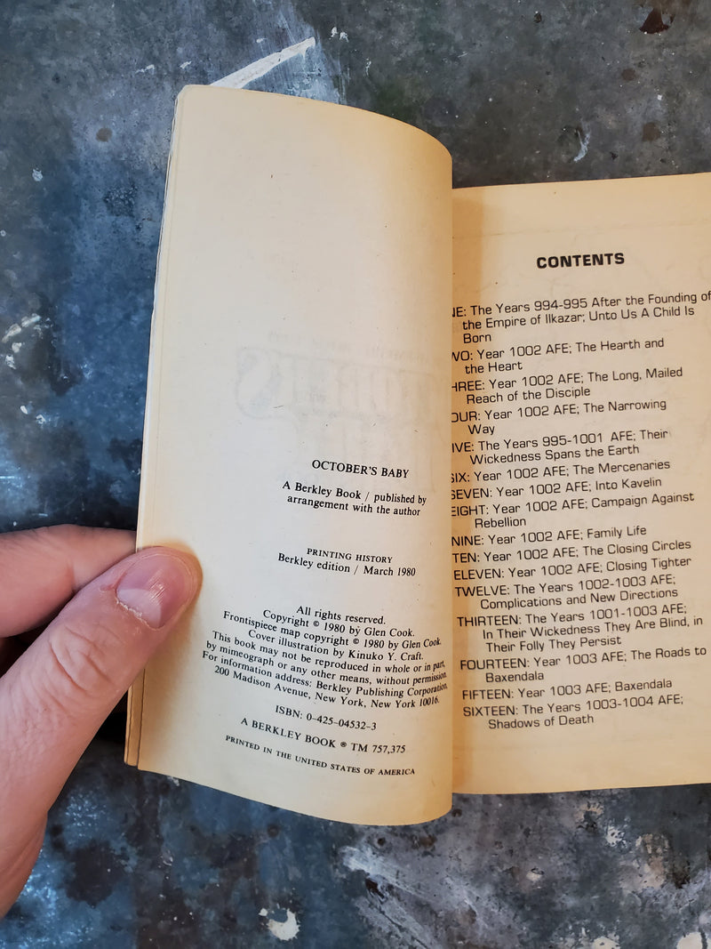 October's Baby - Glen Cook