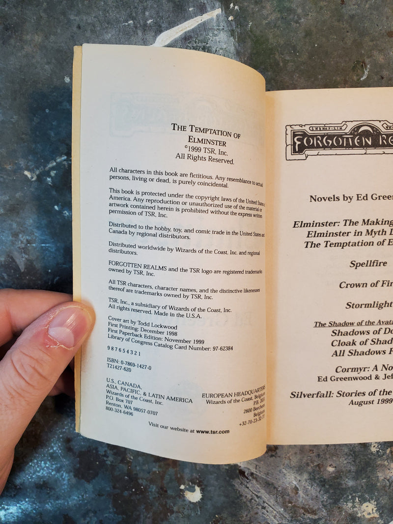 Forgotten Realms: The Temptation Of Elminster - Ed Greenwood