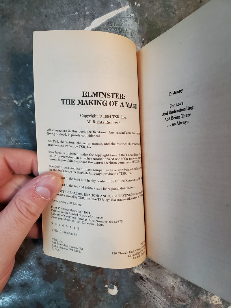 Forgotten Realms: Elminster The Making Of A Mage - Ed Greenwood