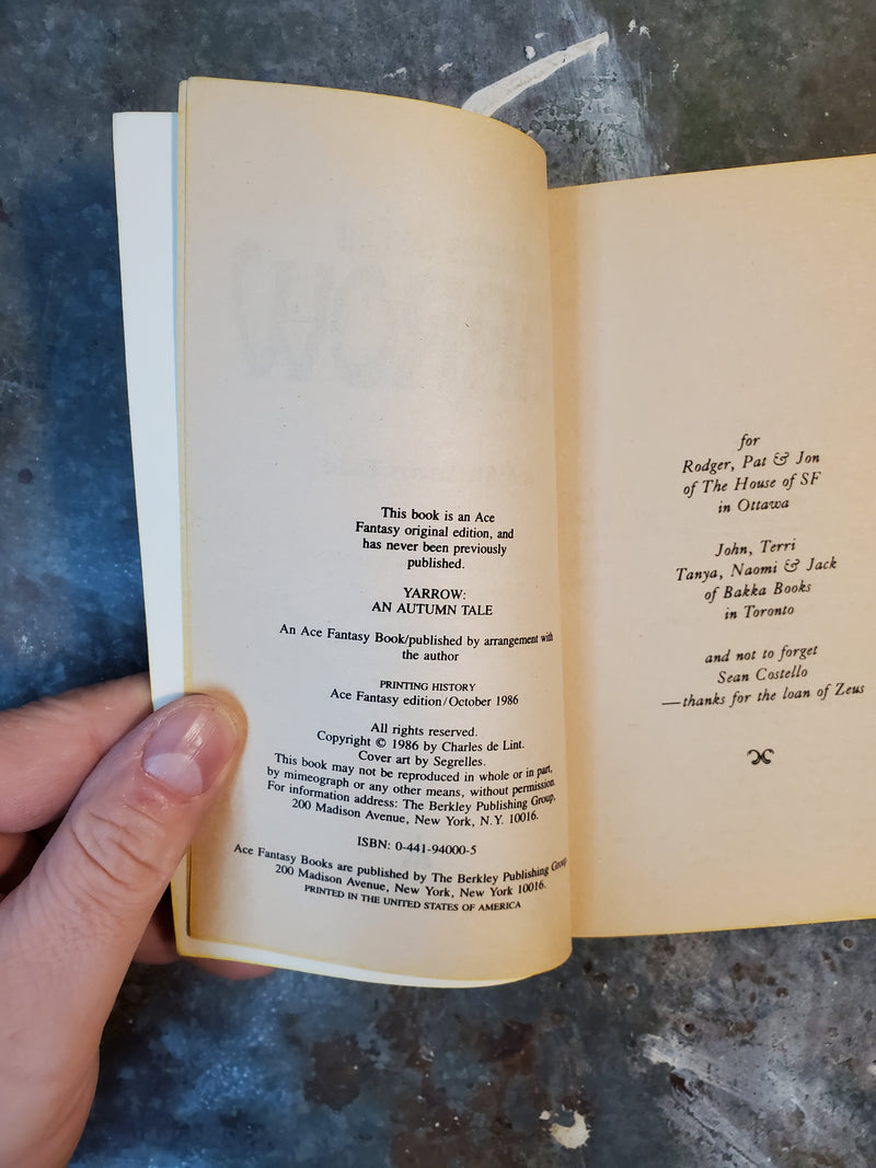 Yarrow - Charles de Lint