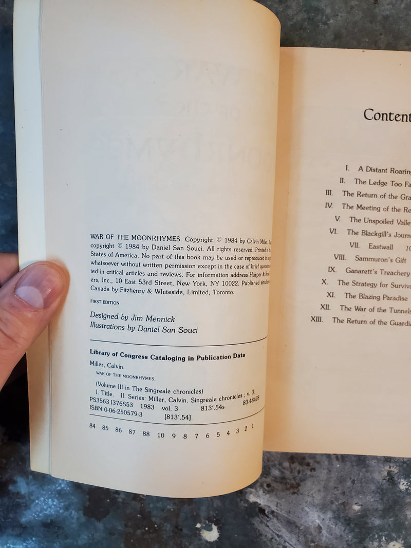 War Of The Moonrhymes - Calvin Miller