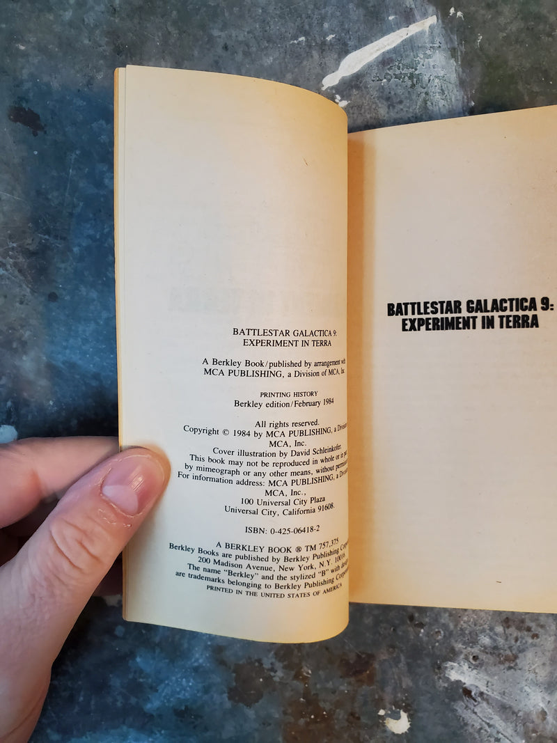 Battlestar Galactica 9: Experiment In Terra - Glen A. Larson & Ron Goulart