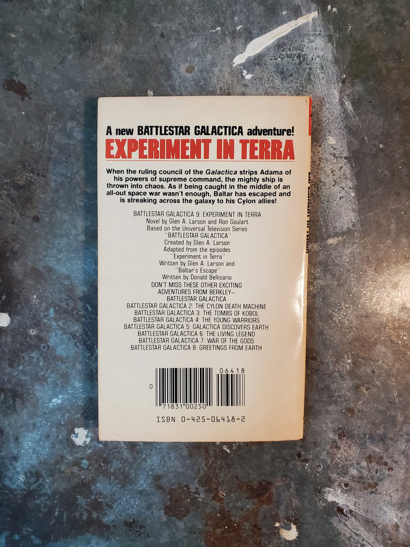 Battlestar Galactica 9: Experiment In Terra - Glen A. Larson & Ron Goulart