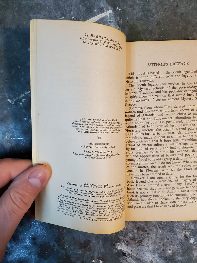 The Seedbearers - Peter Valentine Timlett