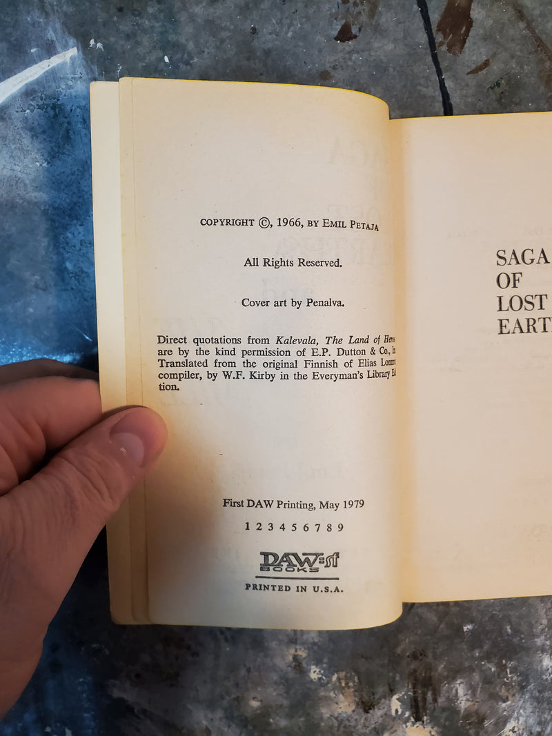 Saga Of Lost Earths - Emil Petaja