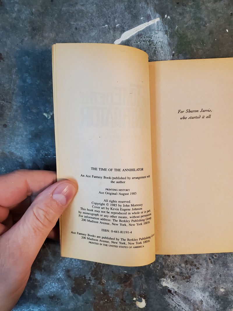 The Time Of The Annihilator - John Morressy