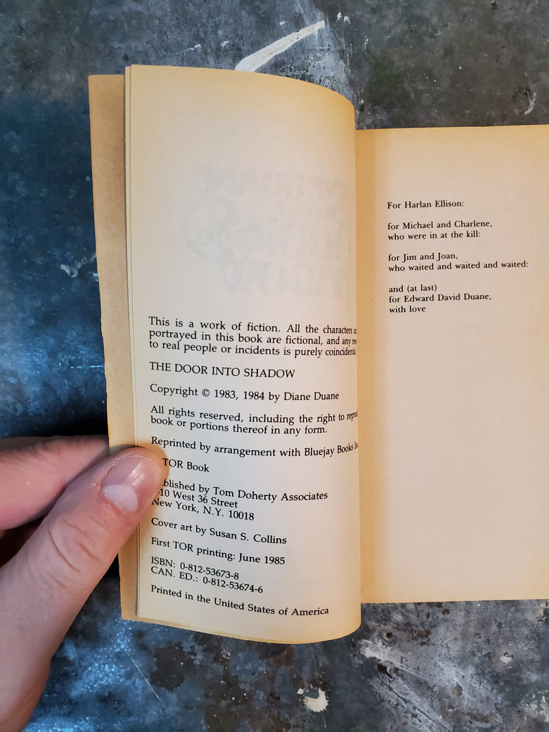 The Door Into Shadow - Diane Duane