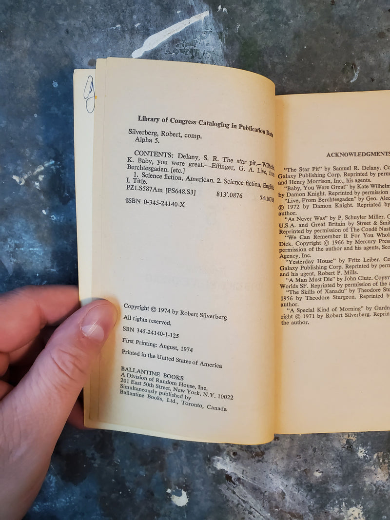 Alpha 5 - Robert Silverberg (editor)