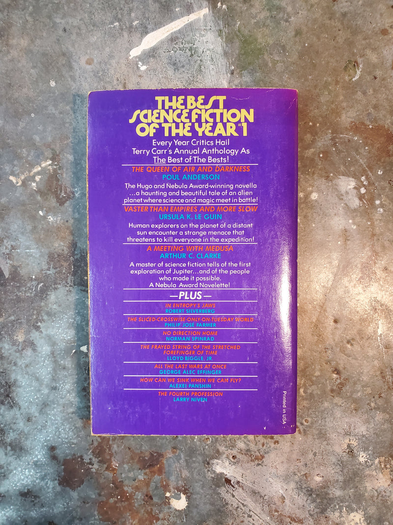 The Best Science Fiction Of The Year 1 - Terry Carr (editor)