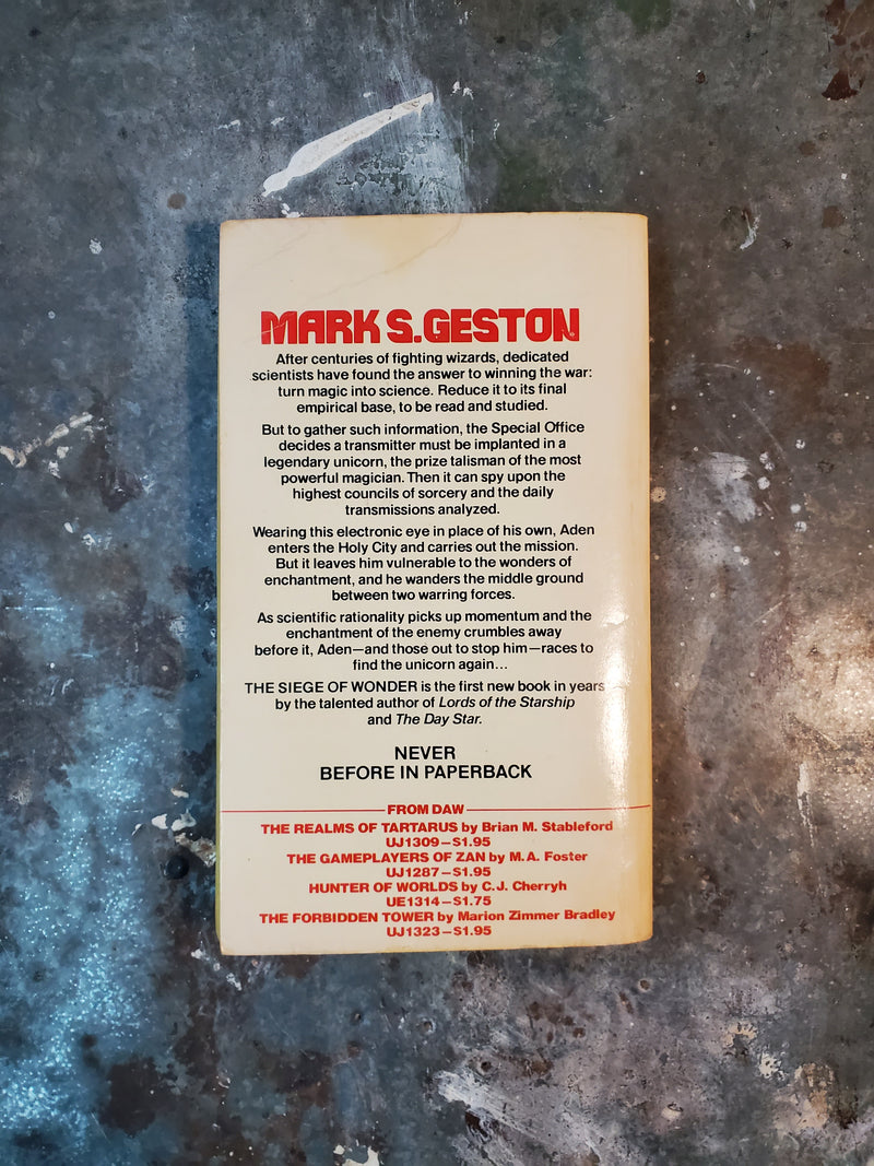 The Siege Of Wonder - Mark S. Geston