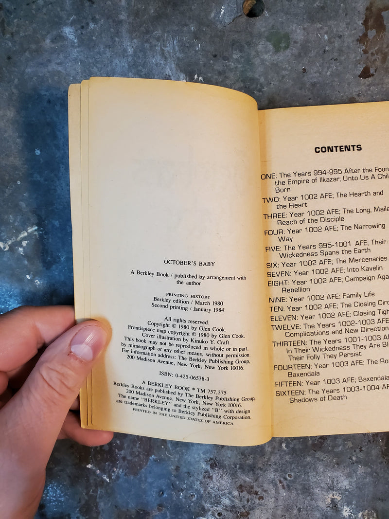 October's Baby - Glen Cook