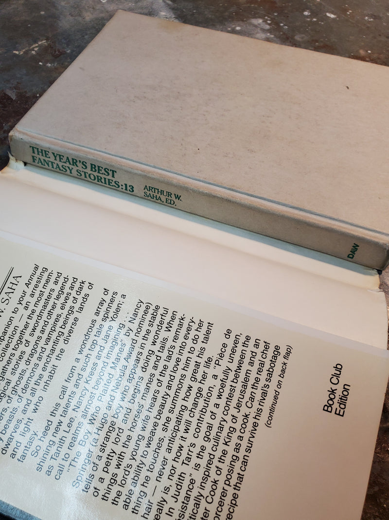 The Year's Best Fantasy Stories 13 - Arthur W. Saha (editor)