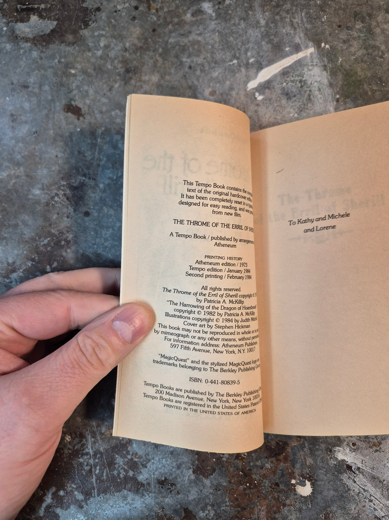 MagicQuest: The Throne Of The Erril Of Sherill - Patricia A. McKillip