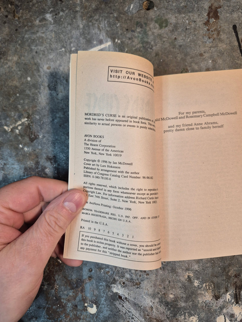 Mordred's Curse - Ian McDowell