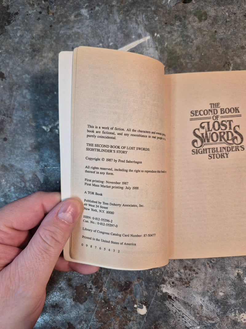 The Second Book Of Lost Swords: Sightbinder's Story - Fred Saberhagen