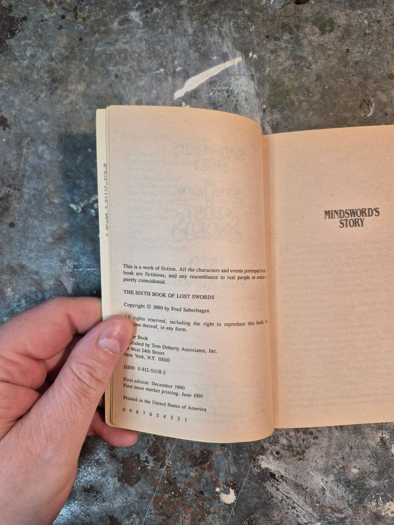 The Sixth Book Of Lost Swords: Mindsword's Story - Fred Saberhagen
