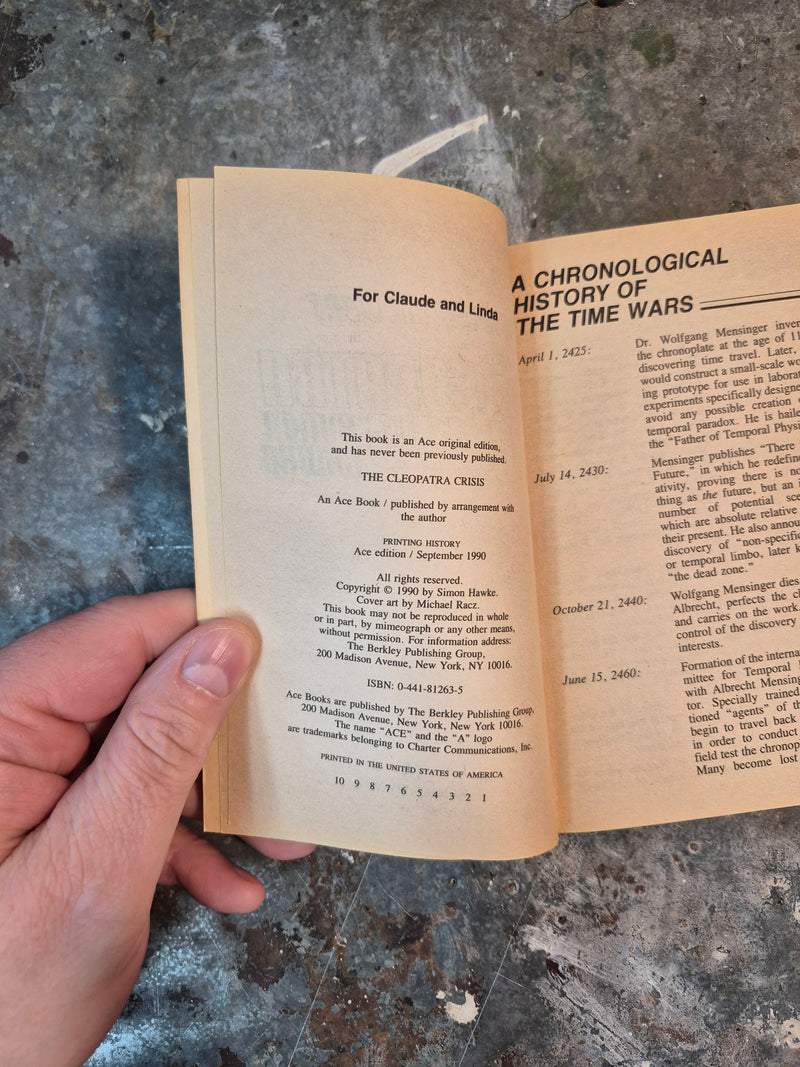 Timewars 11: The Cleopatra Crisis - Simon Hawke