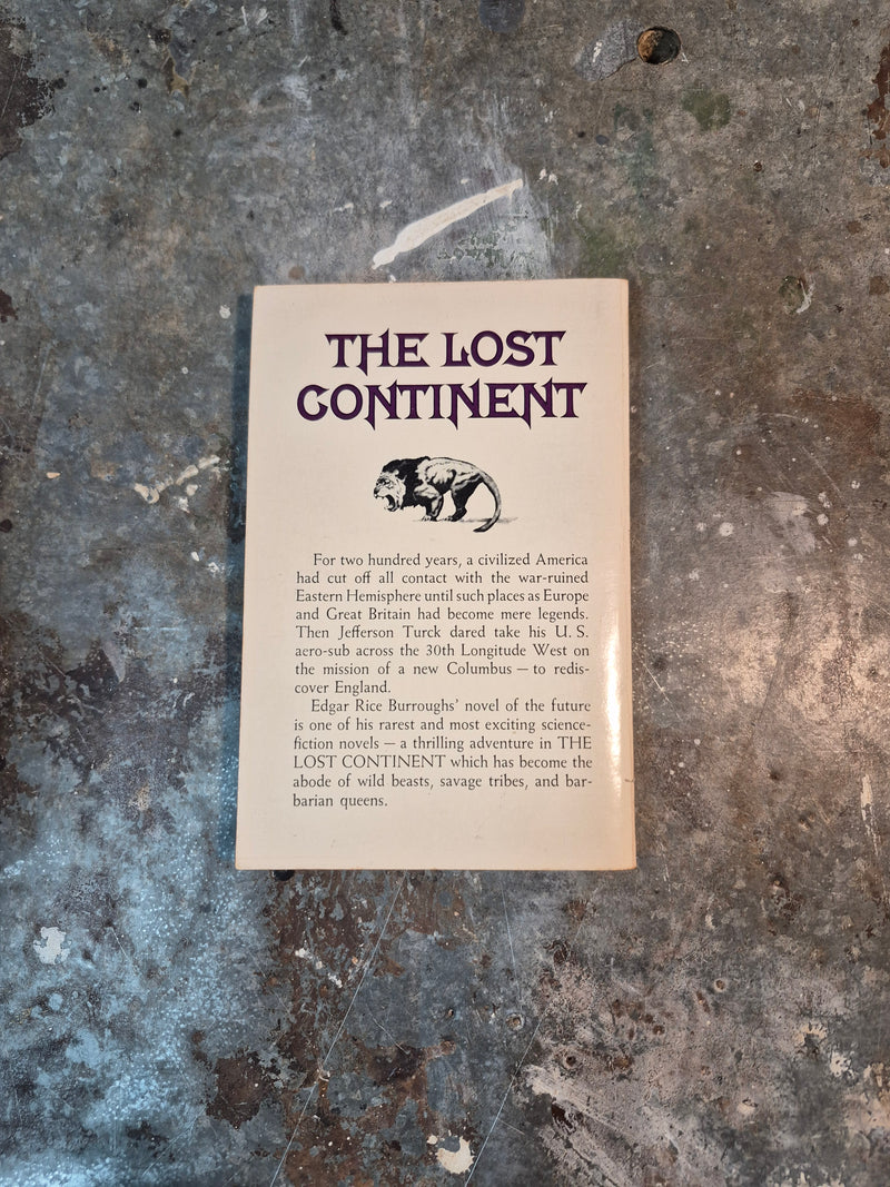 The Lost Continent - Edgar Rice Burroughs