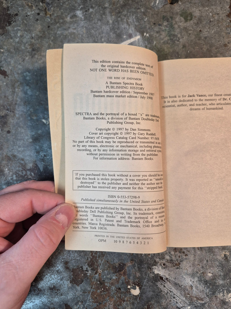 The Rise Of Endymion - Dan Simmons