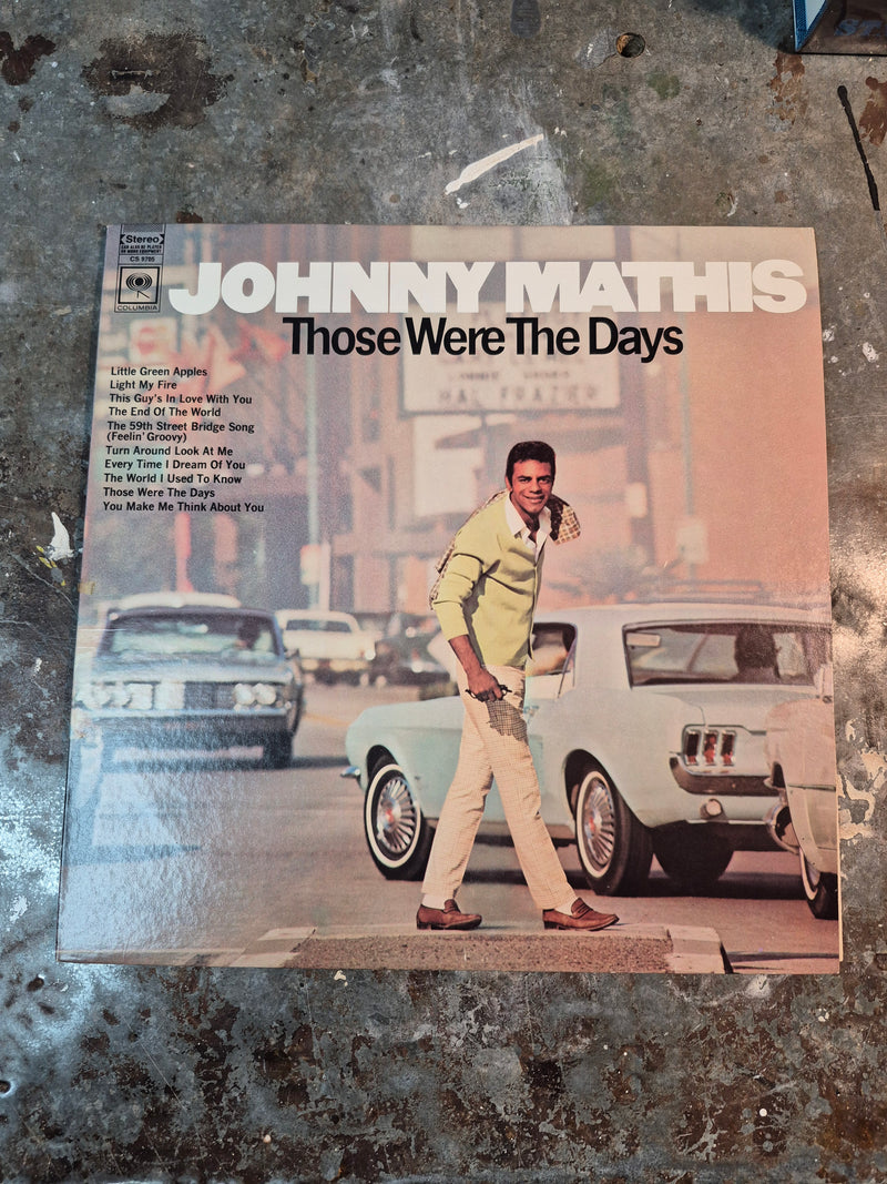 Those Were The Days - Johnny Mathis LP 1968 VG/VG