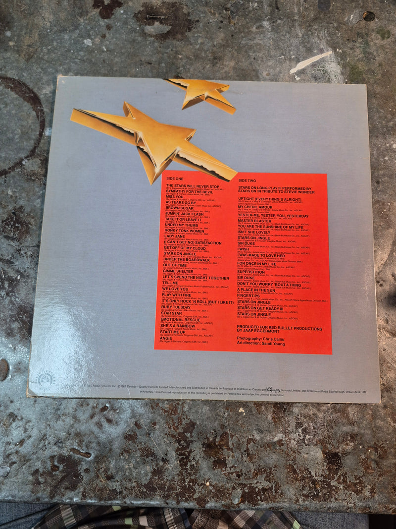 Stars On Long Play III LP 1982 G+/VG+