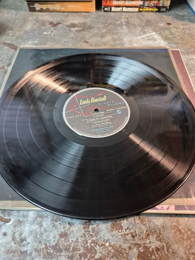 Linda Ronstadt - Simple Dreams Vinyl LP 1977 VG/VG+