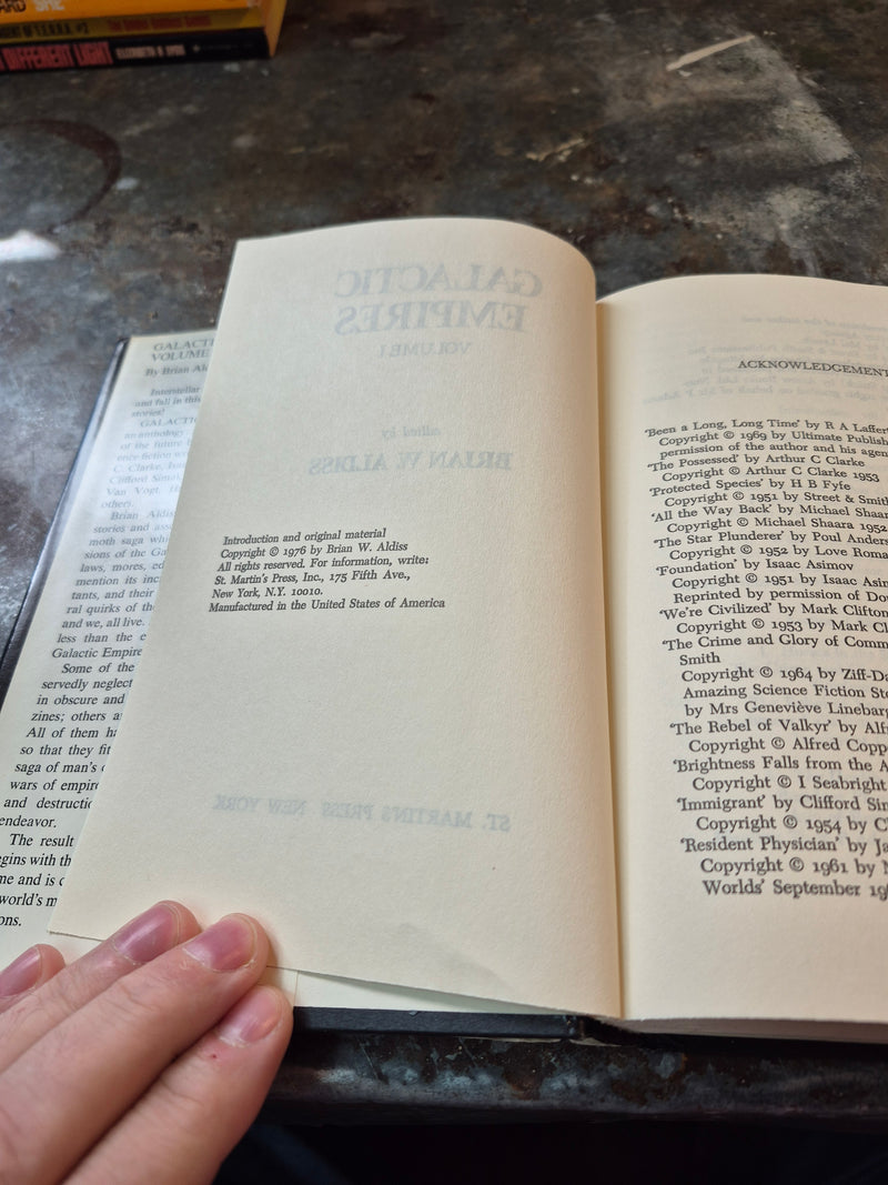 Galactic Empires Volume One - Brian Aldiss (editor)